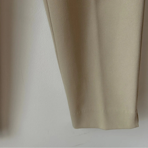 Vintage 90s‎ sand beige trousers  / tailored pants 6P - Picture 3 of 8
